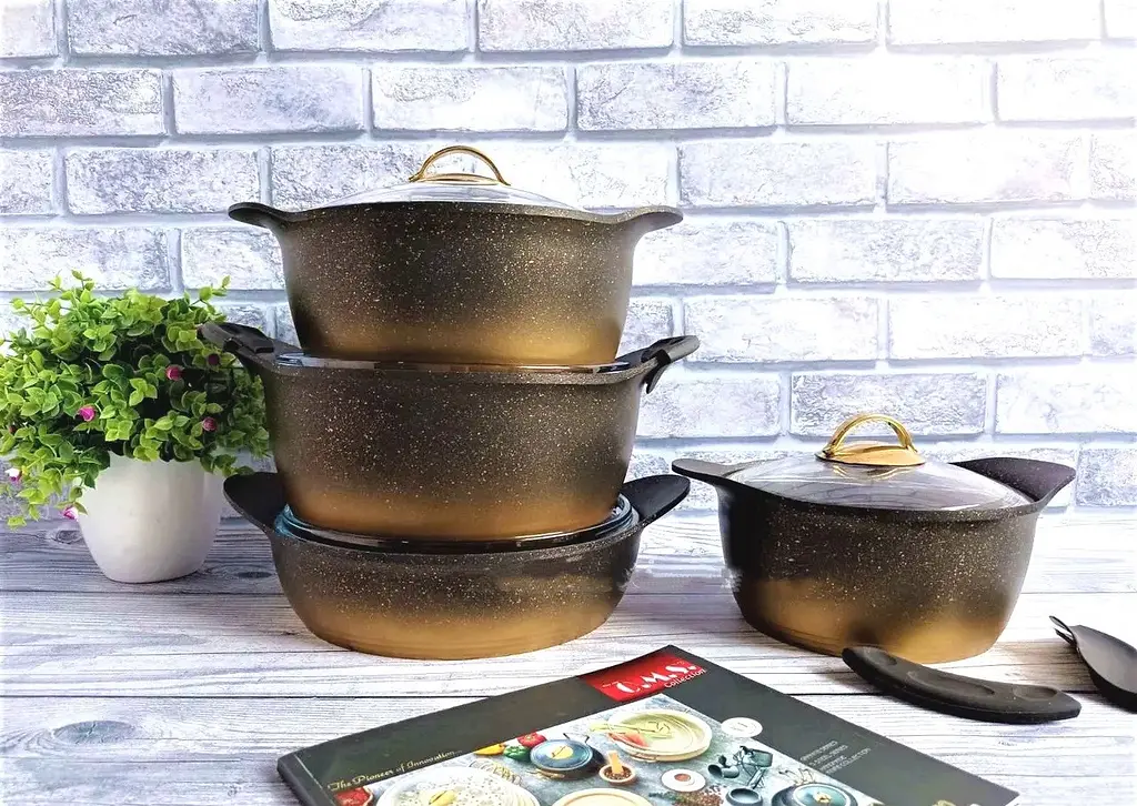 Набір посуду O.M.S. Collection 3038 Gold 8 предметів