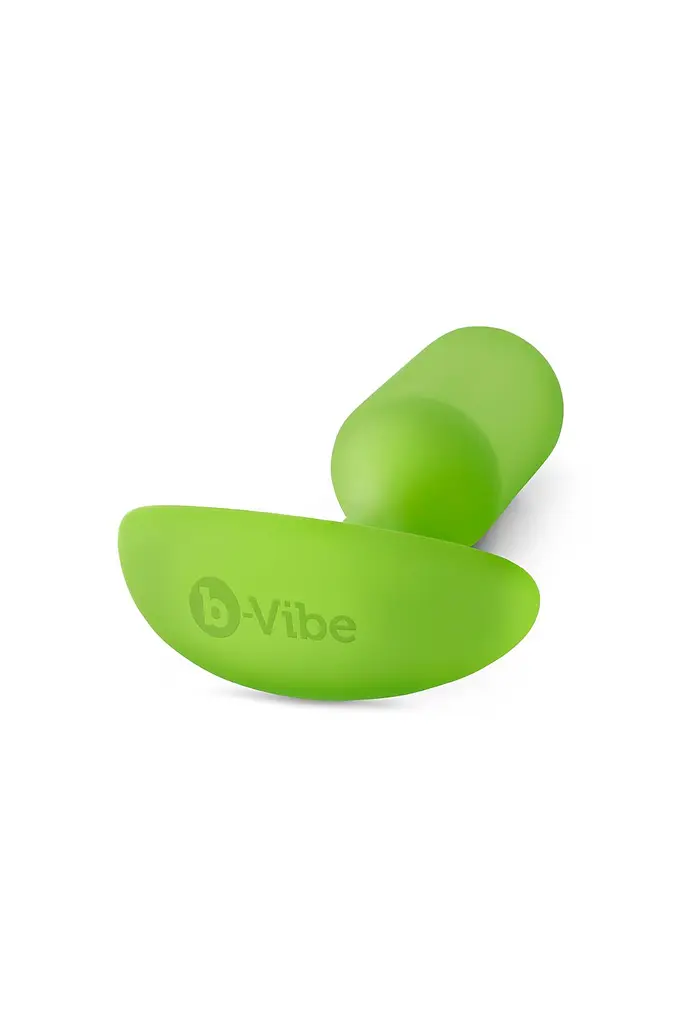 Анальна пробка B-Vibe Snug Plug 3, 12.7 см (зелений) - фото 3