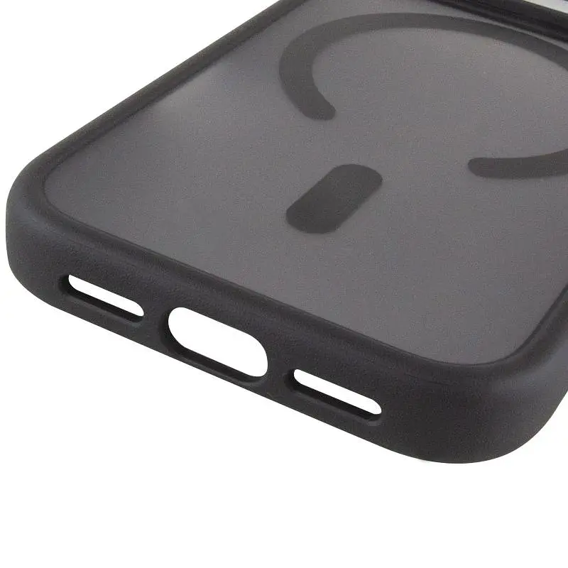 Чохол Epik TPU+PC Metal Buttons with MagSafe для Apple iPhone 17 Pro Max 6.9" Чорний/Black - фото 5