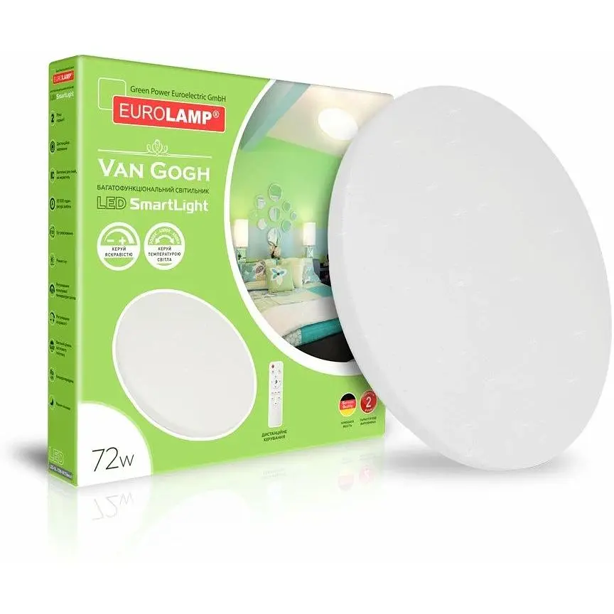 Cвітильник стельовий світлодіодний Eurolamp Smart light Van Gogh (LED-SL-72W-N17(deco)) - фото 2