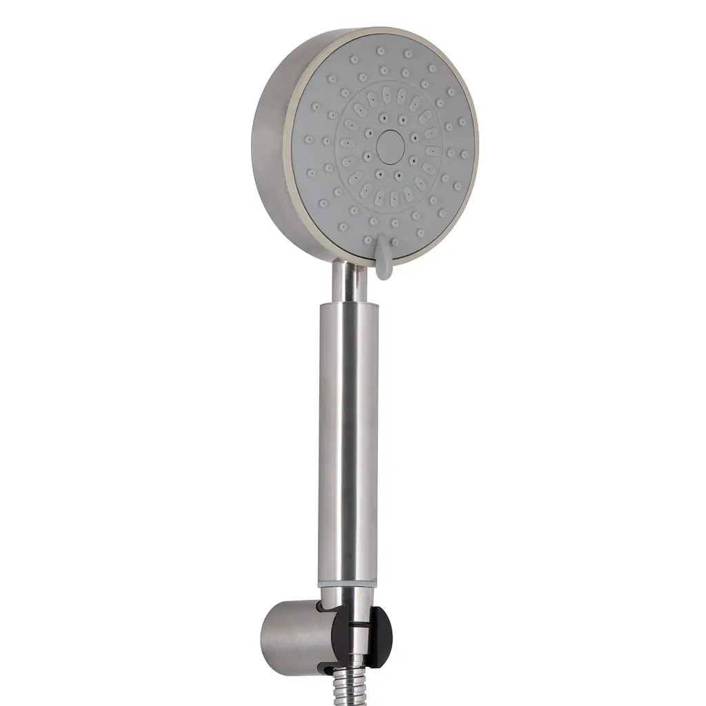 Змішувач для ванни Lidz Luna 005 (з душовим гарнітуром) (k35) LDLUN005NKS46093 Nickel Нержавіюча сталь - фото 3