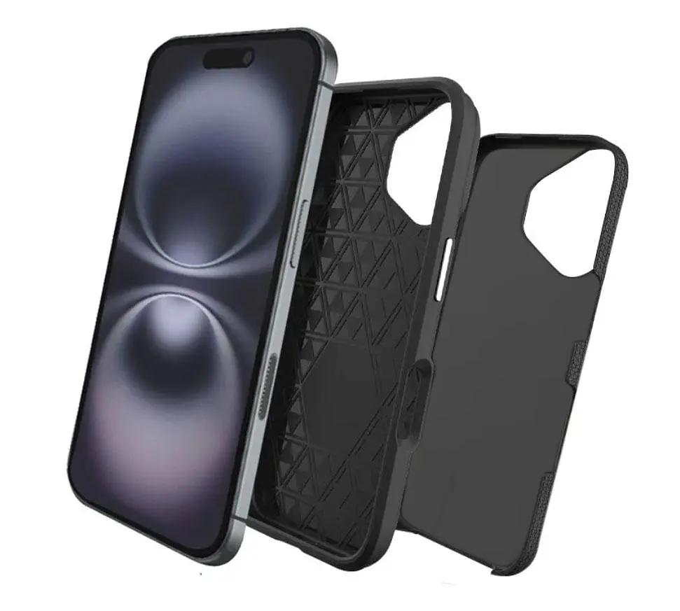 Противоударный чехол Primo Gibrid Armor для Apple iPhone 16 Plus Black - фото 3