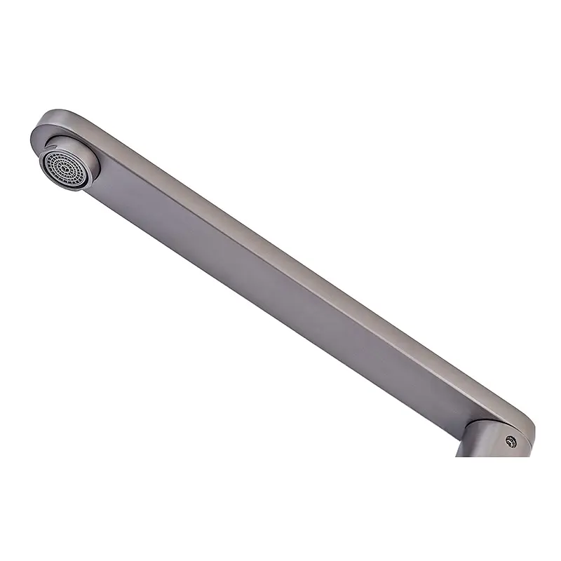 Смеситель для кухни Zerix KFM-011 graphite ZX4865 Нержавеющая сталь - фото 2