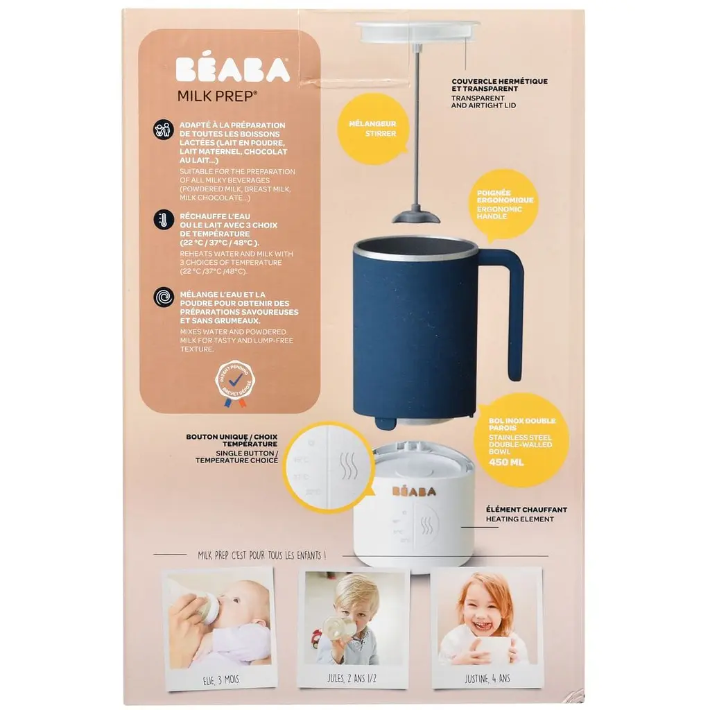Міксер-підігрівач напоїв для дітей Beaba Milk Prep синій (911693) - фото 10