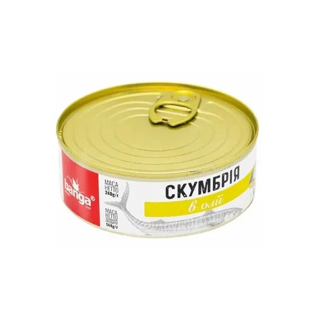 Скумбрія Banga в олії 240 г