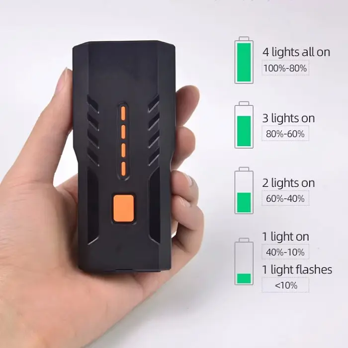Велофара BC25S 350LM індикація заряду Power Bank Li-Ion аккумулятор - фото 9