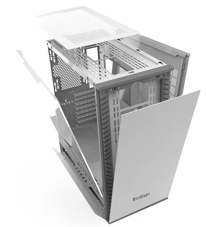 Корпус PcCooler PсCOOLER CPS MASTER ME200W MESH білий (MASTER ME200W MESH) Без БП - фото 5