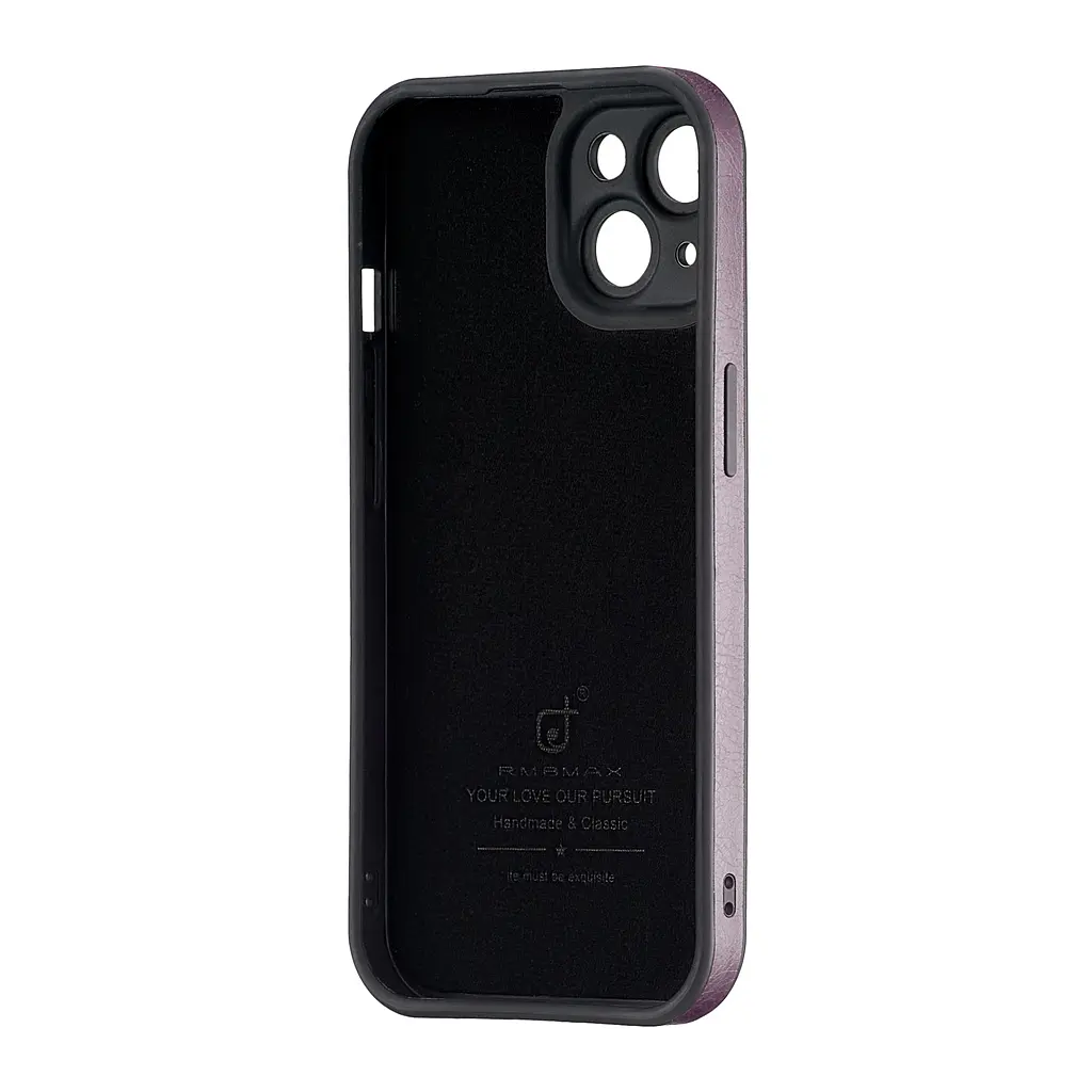 Чохол Jinduka Leather Protected Camera iPhone 15 Purple - фото 3