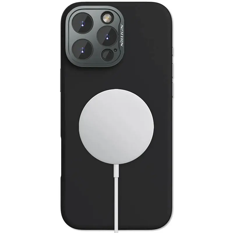Чохол Silicone Nillkin LensWing Prop Magnetic для Apple iPhone 16 Pro Max (6.9) Чорний / Black - фото 2