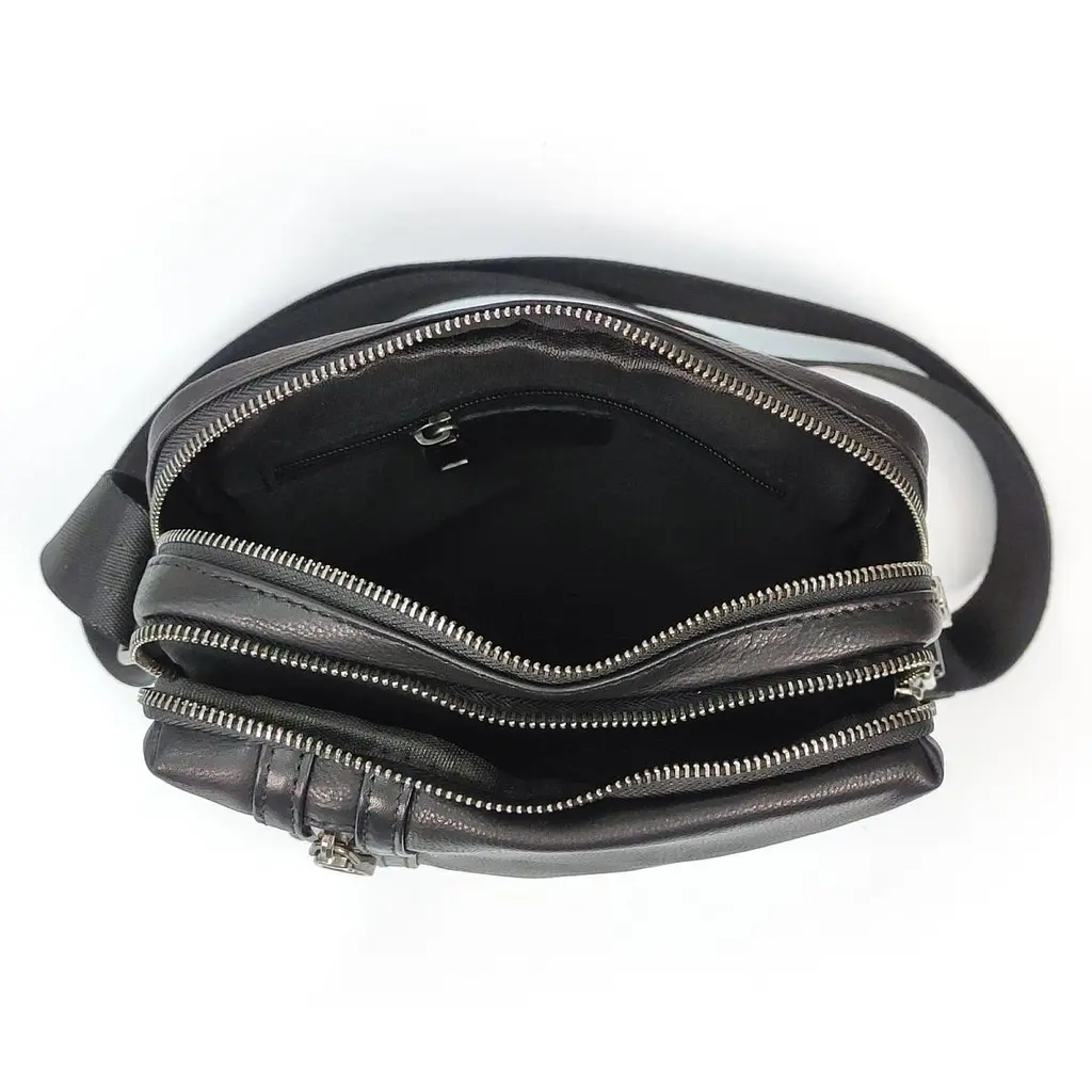 Чоловічий чорний месенджер Tiding Bag S-JMD10-8153 - фото 7