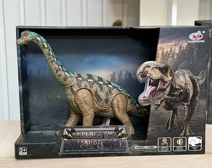 Фігурка динозавра Брахіозавр зі звуковим ефектом, Dino Toys - фото 2