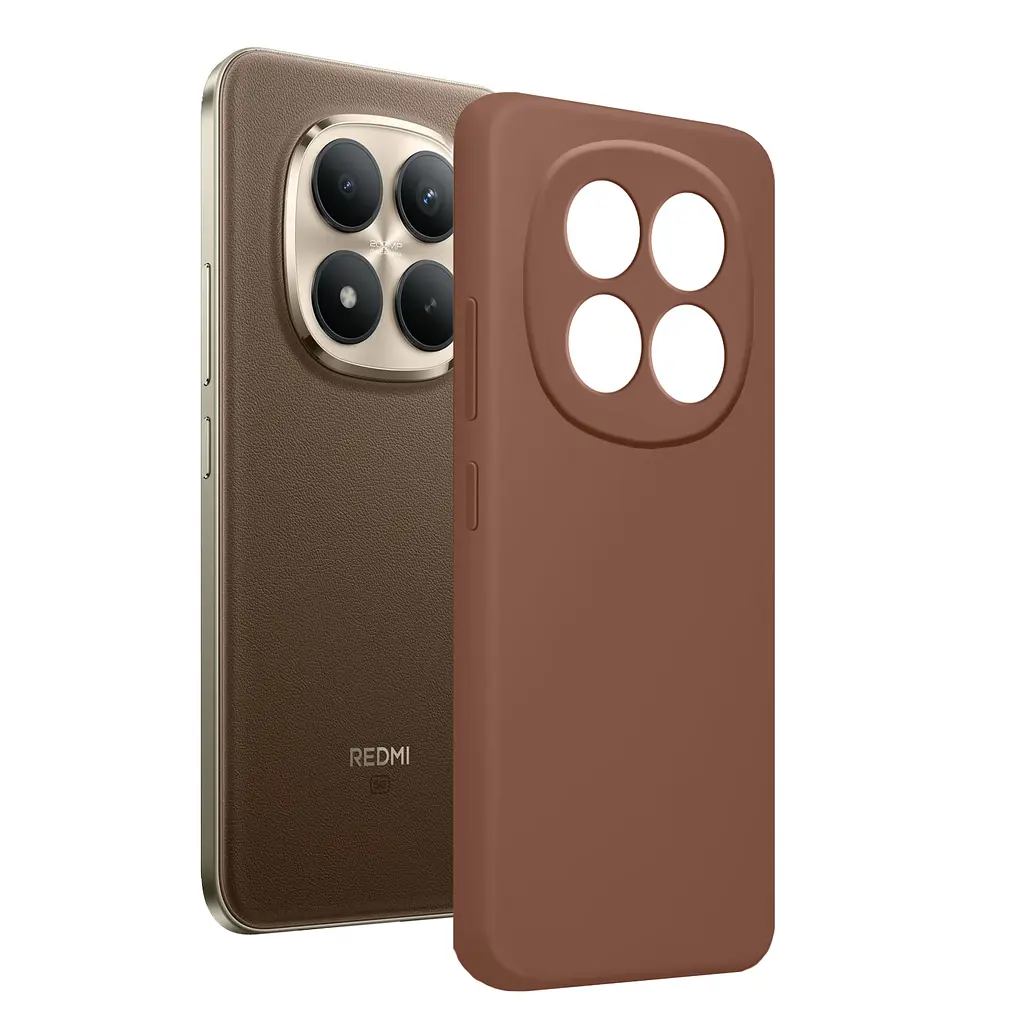 Чохол MAKE Xiaomi Redmi Note 15 Pro+ Silicone Mocha Brown - фото 4