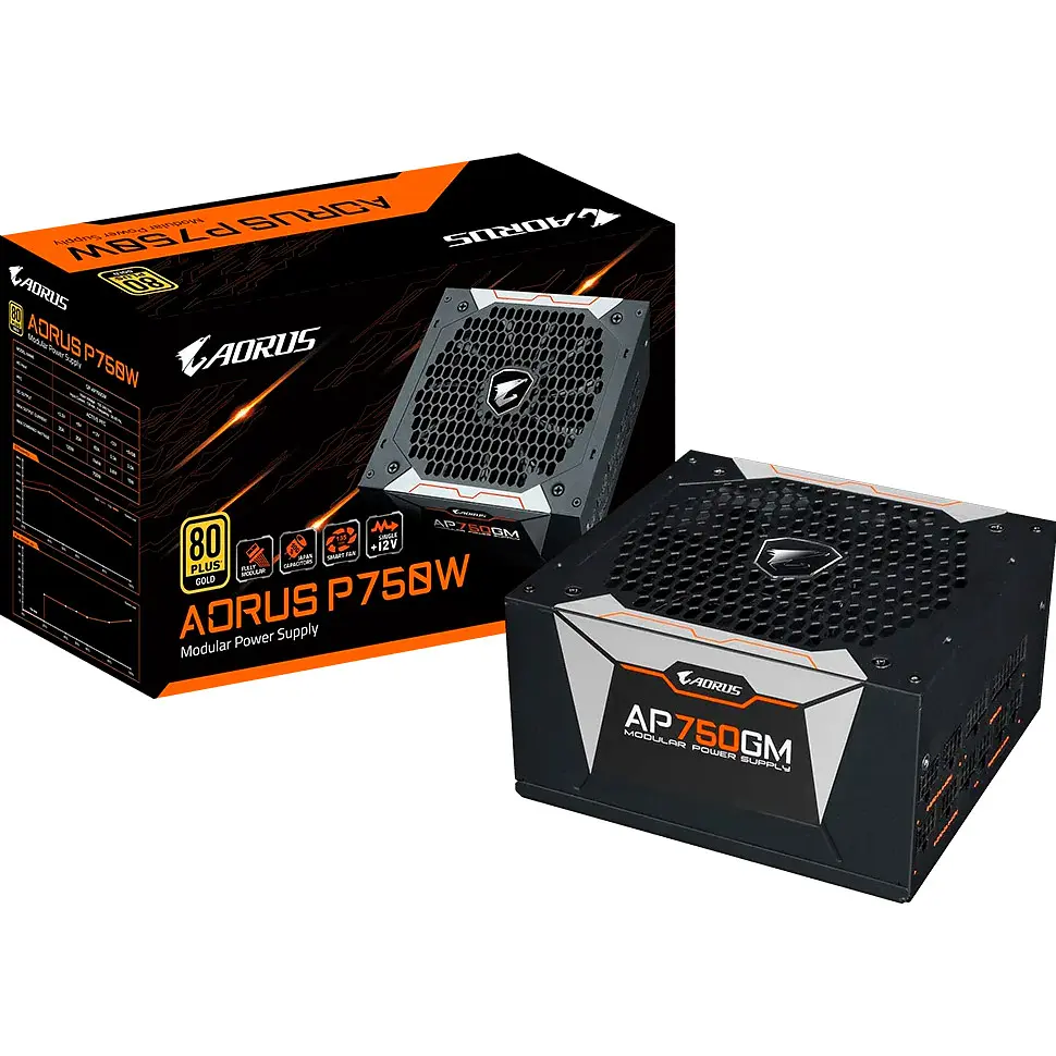 Блок питания AORUS P750W (GP-AP750GM) [93542] - фото 10