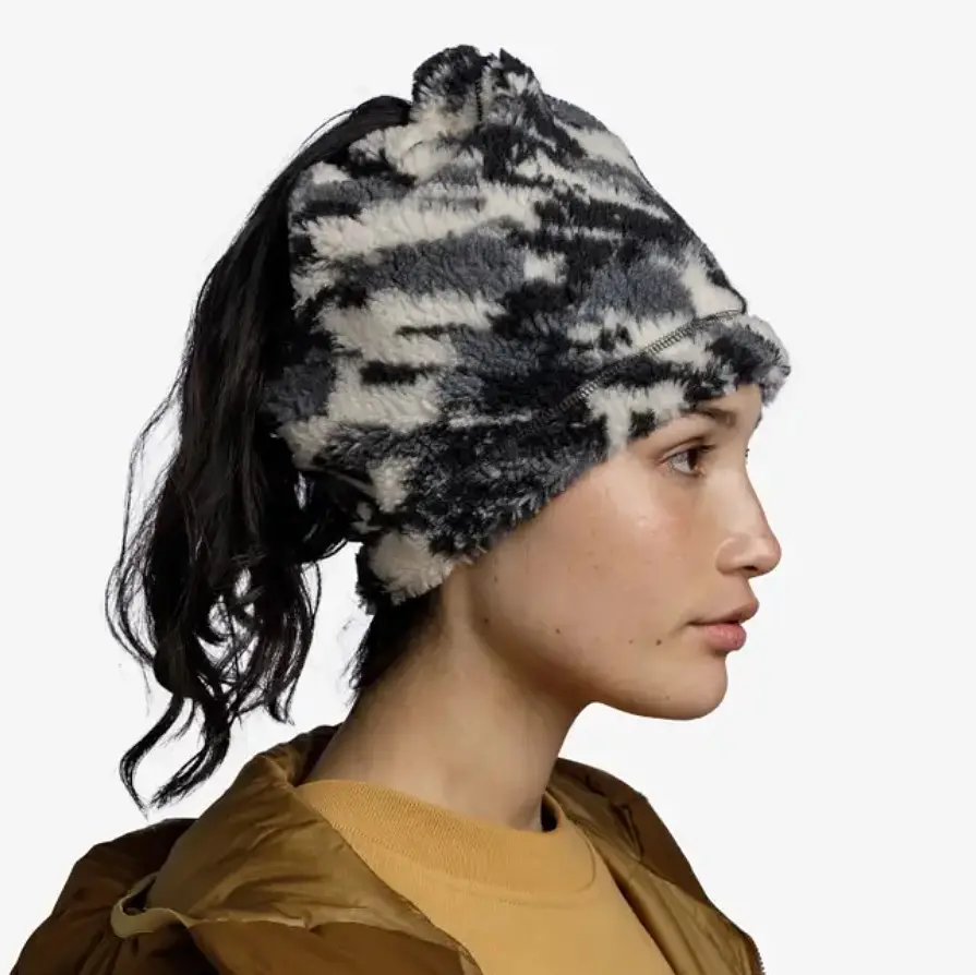 Шарф-труба Buff Switch Polar Neckwarmer, Nebek Grey Белый-Серый - фото 4