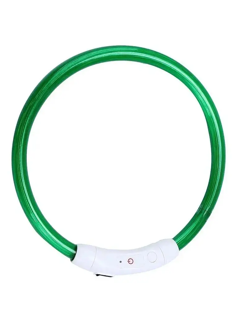 Светодиодный LED ошейник для собак с зарядкой USB - фото 2