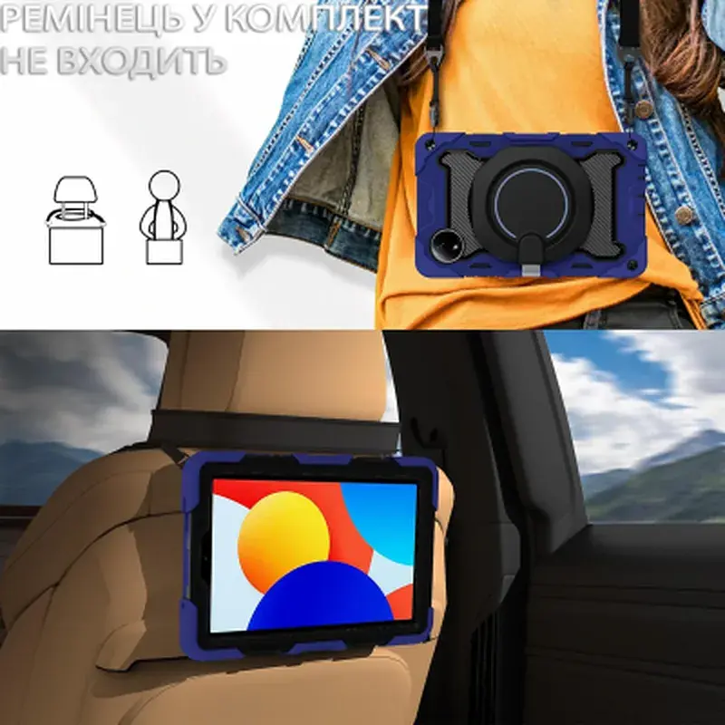 Чохол до планшета BeCover Xiaomi Redmi Pad SE 8.7" Blue (712921) - фото 6