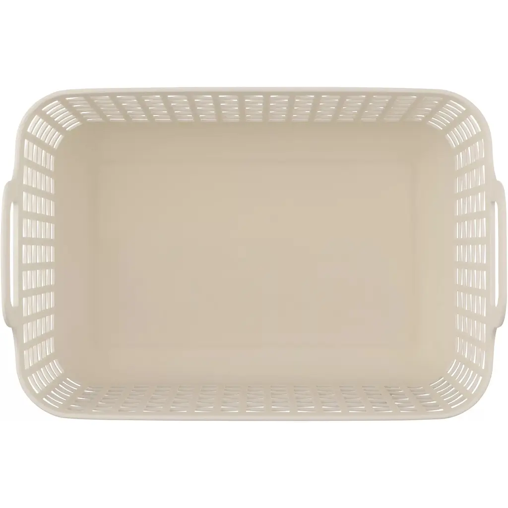 Кошик для зберігання Ardesto пластик PP 33x22.5x25.2 см 12.5 л бежевий (ARHC2512BG) - фото 4