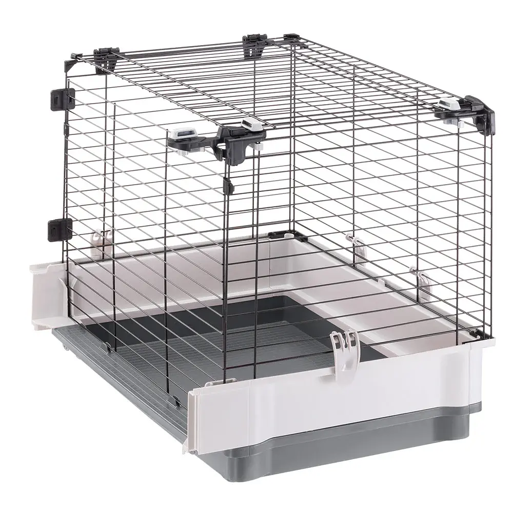 Додаткова секція для клітин для кроликів Ferplast Krolik Iron Extension сіра 42x60x50 см 57072980