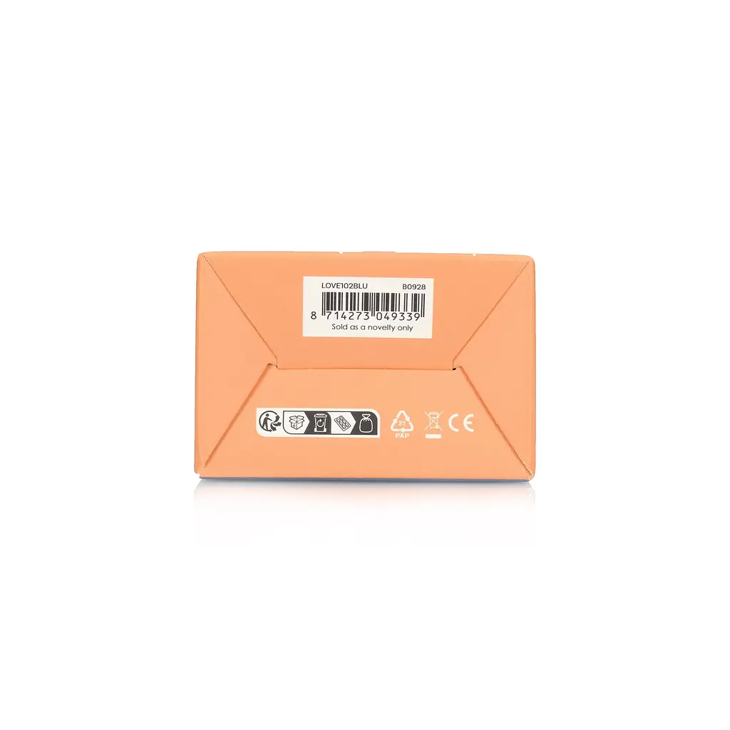 Вибратор-кролик Loveline Mini Rabbit 14.3 см синий - фото 11