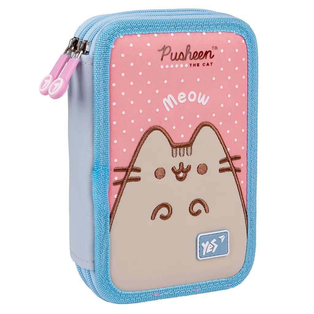 Пенал шкільний подвійний Yes Pusheen HP-01