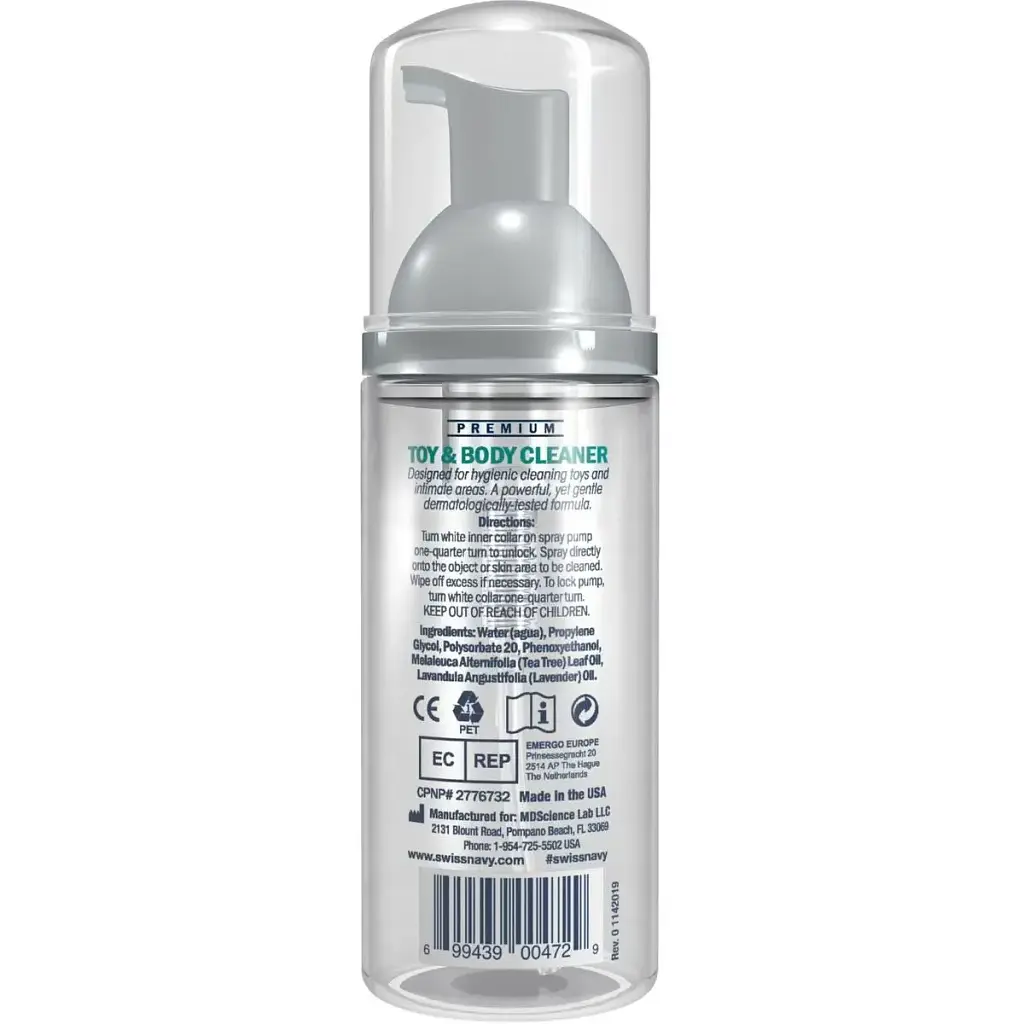 Пенка для чистки Swiss Navy Toy & Body Cleaner 47 мл - фото 2