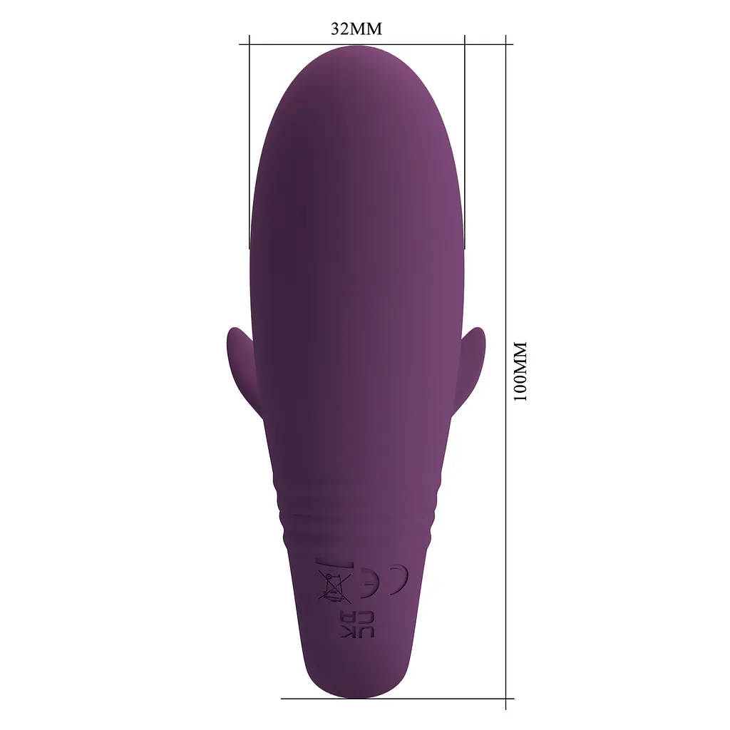 Вібратор для двох PRETTY LOVE Jayleen, 12 vibration functions Long-distance Control PRETTY LOVE BI-014911HP-1 102079 - фото 5