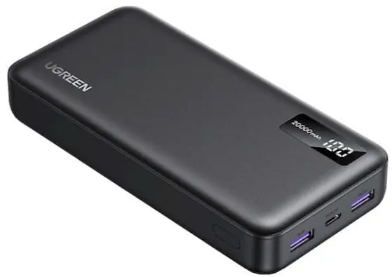 Power Bank Ugreen PB312 20000mah PD 20W LED Black (25683) UA - фото 3