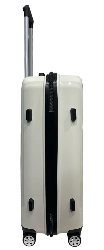 Валіза Madisson Snowball 53103 середній M 65×45×26 см 65 л 4 колеса 360° поліпропілен Білий - фото 6