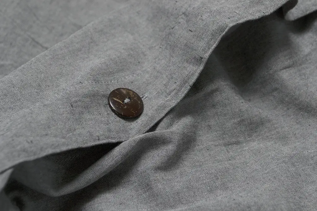 Постельное белье Lotus Home Washed cotton - Solid antracite семейный - фото 5