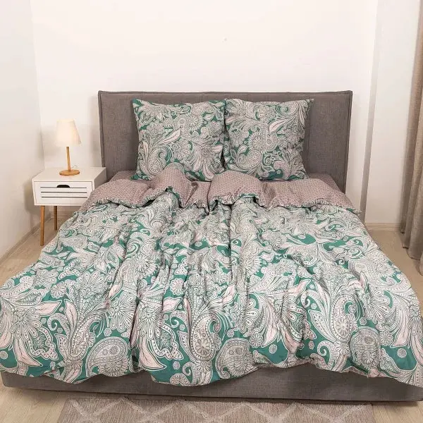 Постільна білизна двоспальне Viluta Сатин Twill 654-2 210х175 см - фото 4