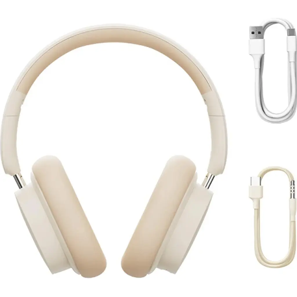 Навушники Baseus Bowie D05 Encok Wireless Cream White (NGTD020202) [102395] - фото 5