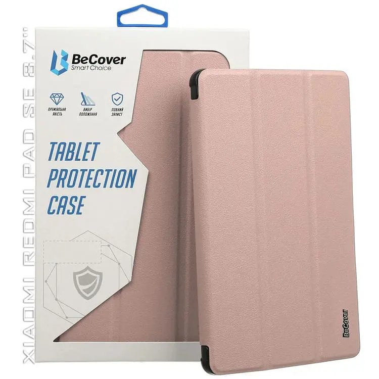 Чохол-книжка BeCover Smart Case для Xiaomi Redmi Pad SE 8.7" Rose Gold (711909) - фото 5