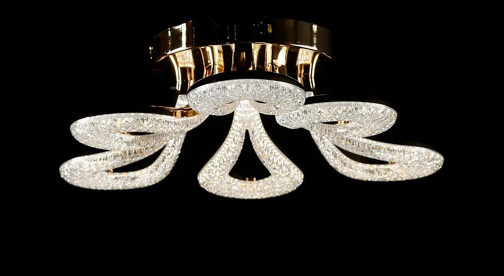 Світлодіодна люстра Splendid Ray L1656/6 LED (GD), золото, білий, 120 Вт, від 11-19 м² - фото 3