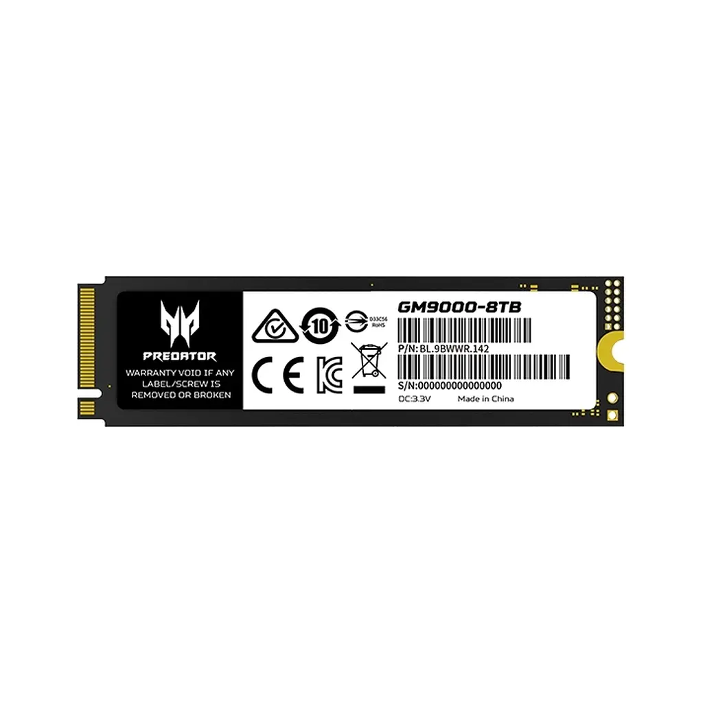 Накопичувач SSD M.2 2280 8TB GM9000 Acer Predator (BL.9BWWR.142) - фото 4