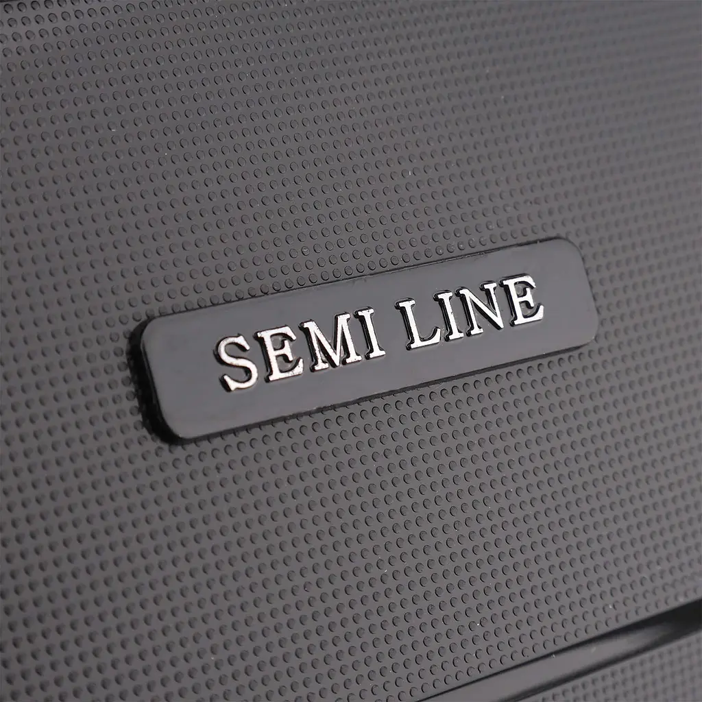 Валіза середня Semi Line T5908-3 поліпропілен 24 дюйми 71 л Чорна - фото 8