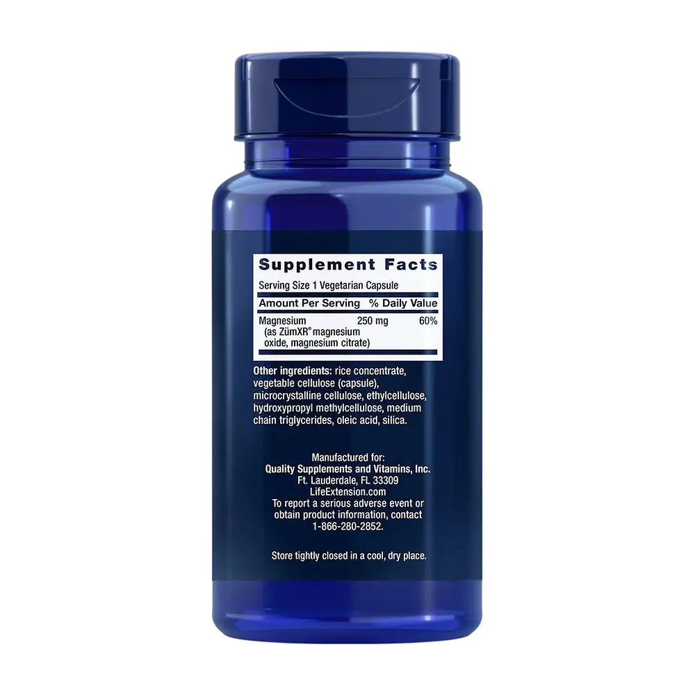 Оксид та цитрат магнію Life Extension Magnesium Extend-Release, 60 вегакапсул - фото 2