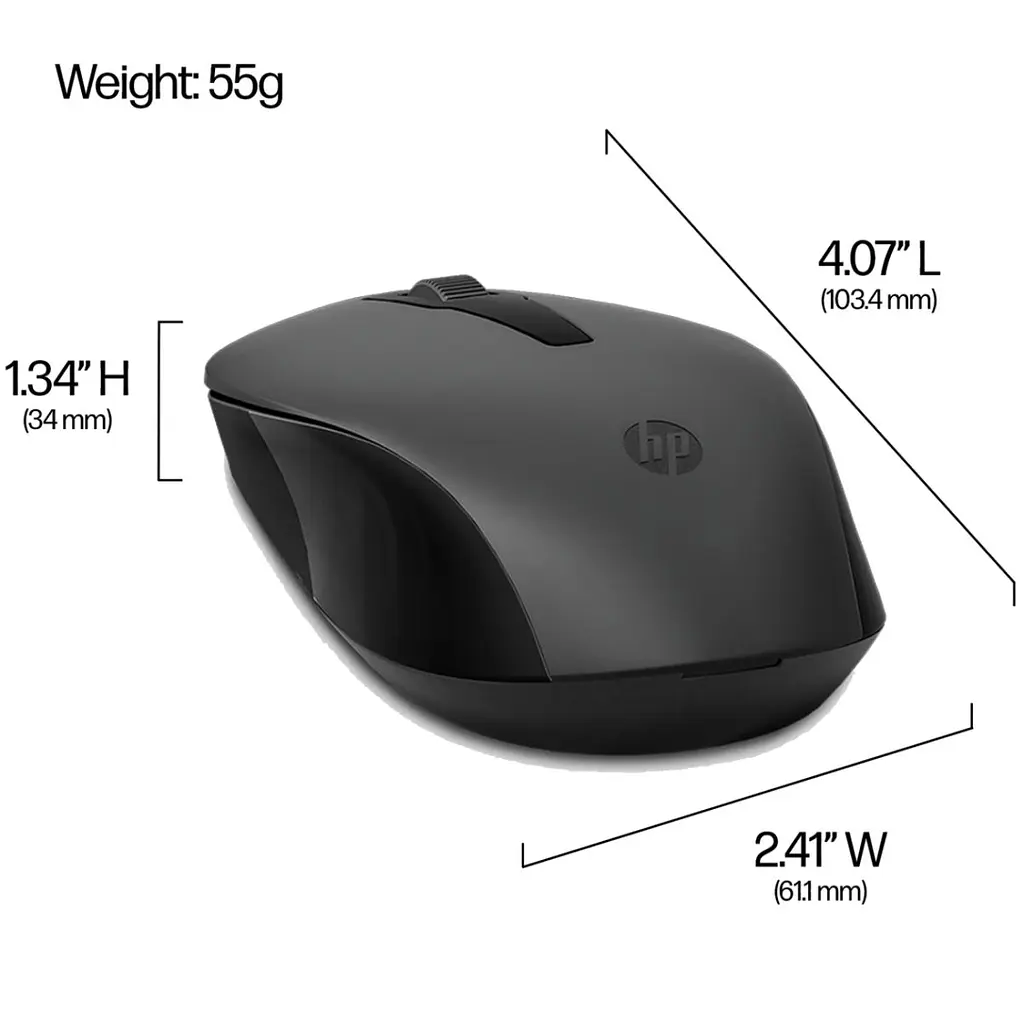 Комплект бездротовий HP 330 мишка і клавіатура Combo, чорний (2V9E6AA) - фото 3