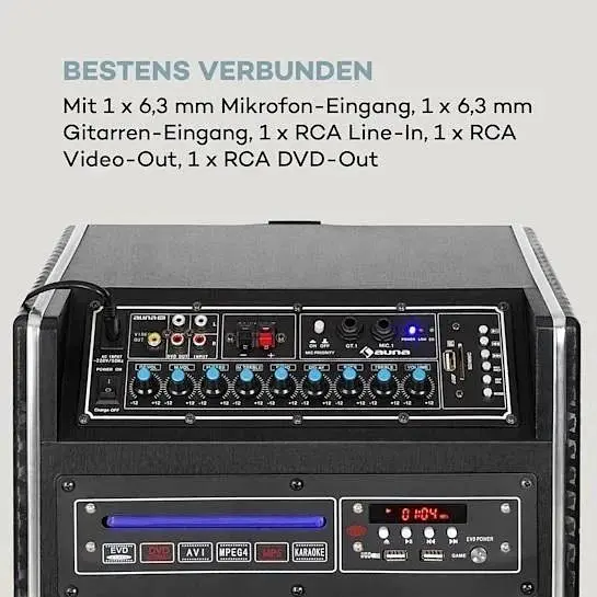 Мобильная акустическая система Auna Pro DisGo Box (10035191) - фото 4