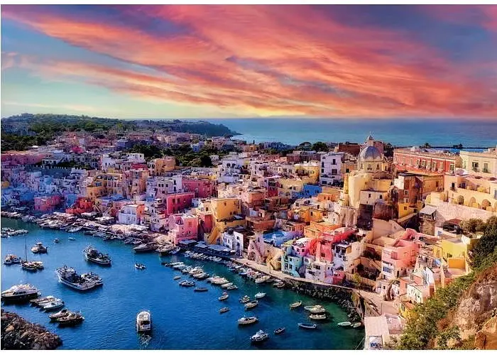 Пазл Clementoni High Quality Collection: Мальовничий острів Прочида, Італія (High Quality Collection - Picturesque Procida Island Puzzle - 1500 pcs.), 1500 ел. (31721) - фото 2