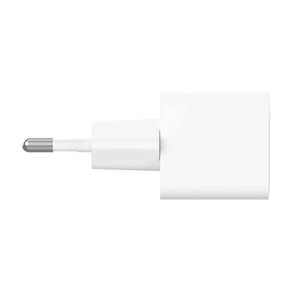Зарядний пристрій Belkin USB-C PD25W PD3.1 + cable USB-C to USB-C 1.0m white (WCA012KQ1MWH-B6) - фото 3