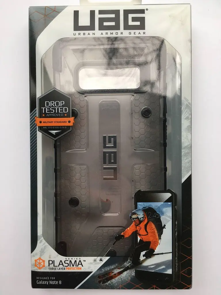 Чохол прозорий протиударний UAG Plasma NOTE8-L-AS Original для Samsung Galaxy Note 8 Ash - фото 4
