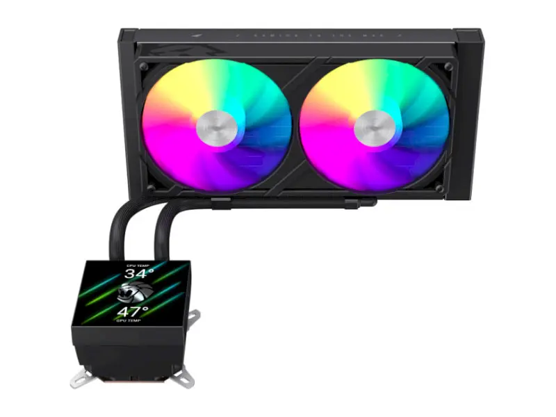 Водяне охолодження Gamemax Glacier 240 Black - фото 2
