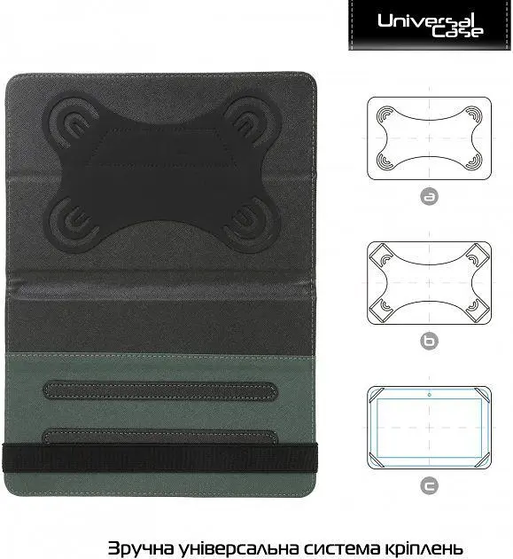 Чохол-книжка ArmorStandart Elastic Band 8` (ARM59081) Black [72871] - фото 2
