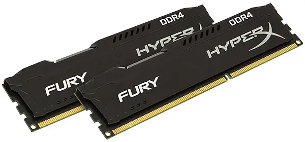 Модуль пам'яті HyperX DDR4 16Gb (2x8) Kingston Fury Black 2400 MHz (HX424C15FB3K2/16) Б/в - фото 2