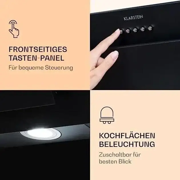 Вытяжка Klarstein Athena 60 см (10033766) - фото 4