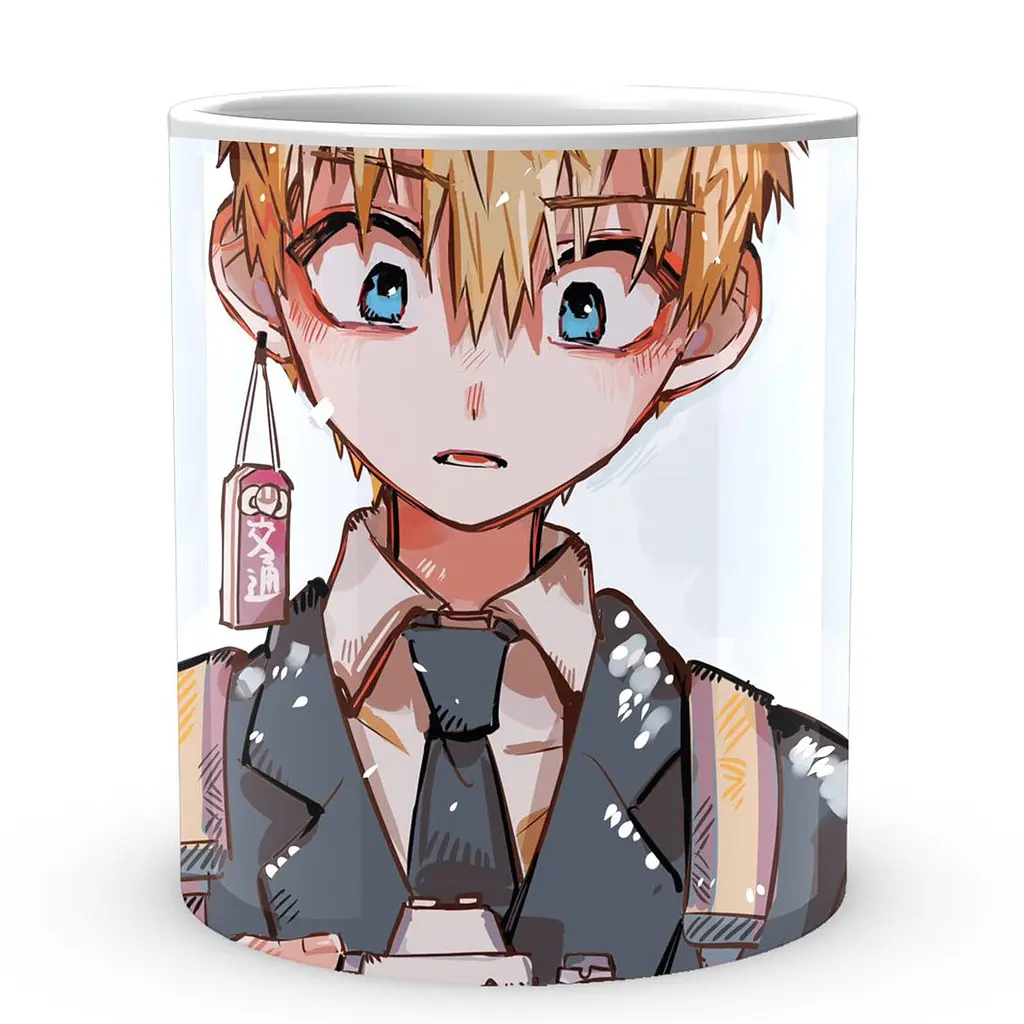 Кружка GeekLand Jibaku Shounen Hanako-kun Туалетный мальчик Ханако-кун Минамото JSH 17 330 мл белая - фото 2