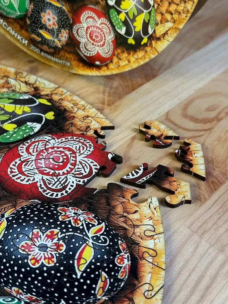 Пазл Спадщина дерев`яний UkrainianPuzzles Писанки - фото 7