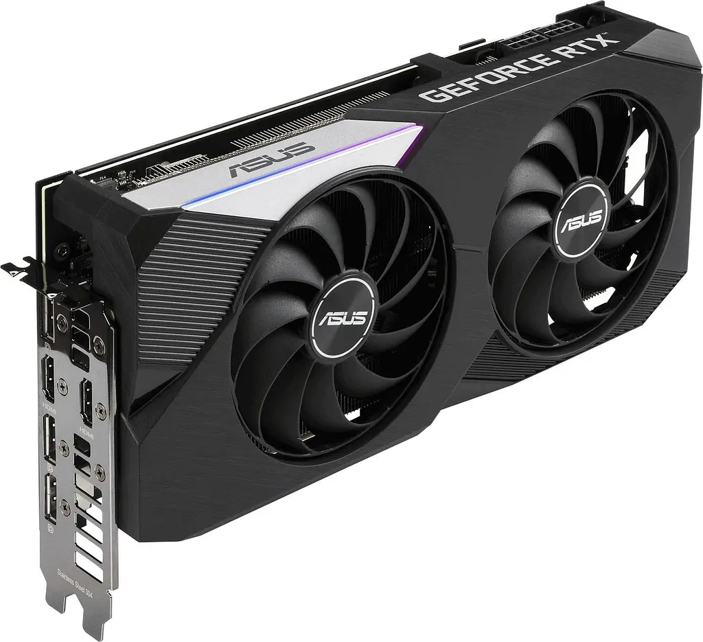 Відеокарта ASUS RTX 3070 8Gb Dual OC LHR (DUAL-RTX3070-O8G-V2) (GDDR6, 256 bit, PCI-E v4.0 x16) Б/в - фото 3