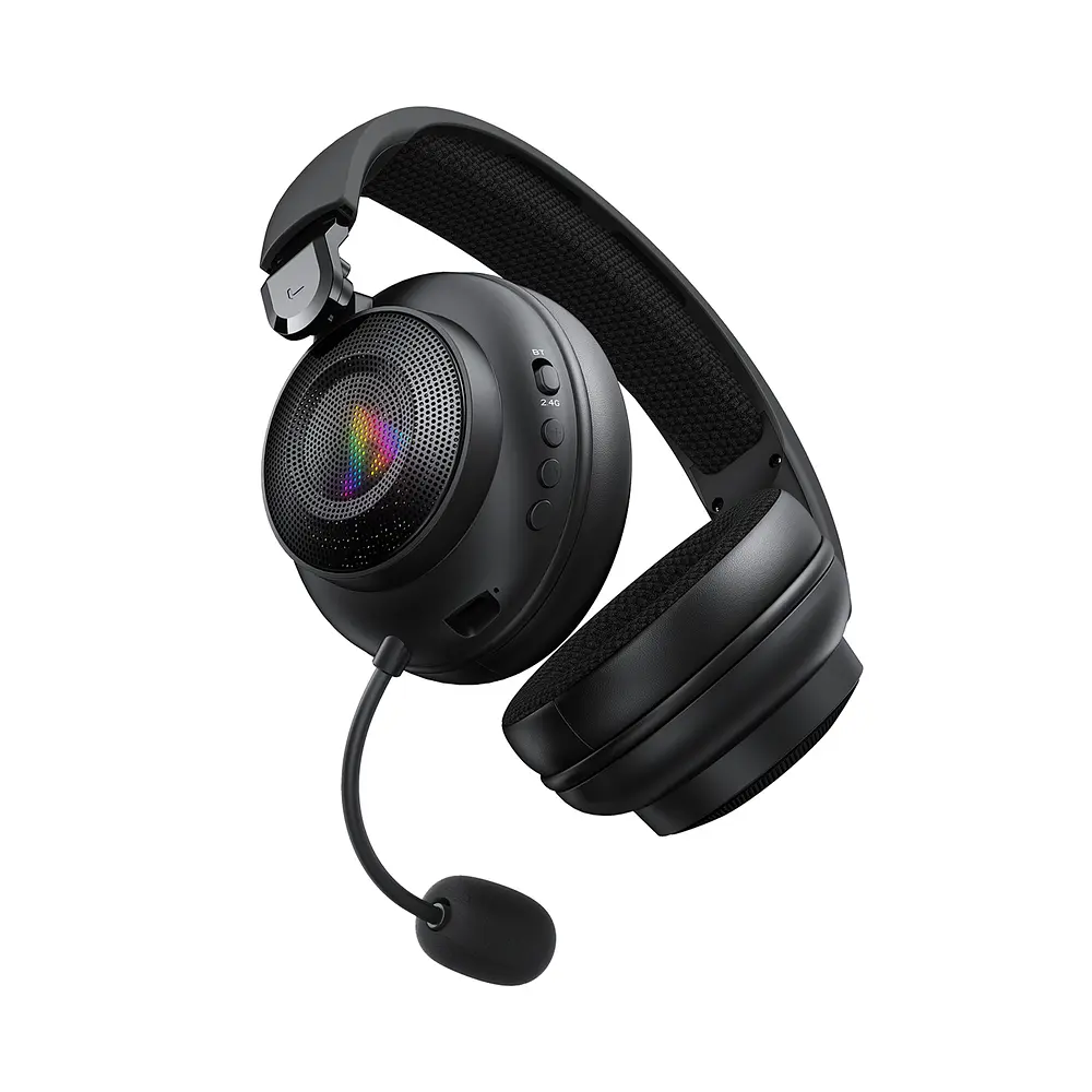 Навушники ігрові ACEFAST H15 gaming wireless headset Black - фото 3