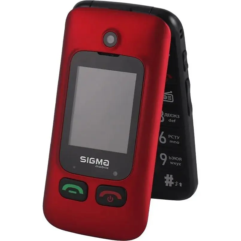 Мобільний телефон Sigma mobile Comfort 50 Shell Duo Type-C black red UA - фото 3